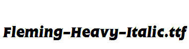 Fleming-Heavy-Italic