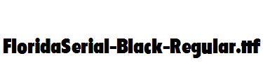 FloridaSerial-Black-Regular