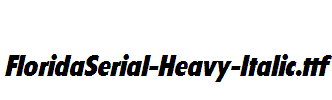 FloridaSerial-Heavy-Italic