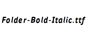 Folder-Bold-Italic