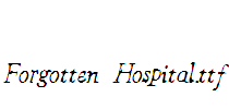 Forgotten-Hospital