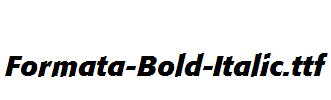 Formata-Bold-Italic