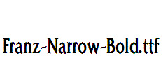 Franz-Narrow-Bold