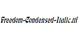 Freedom-Condensed-Italic