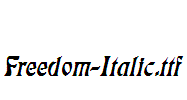 Freedom-Italic