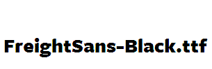 FreightSans-Black