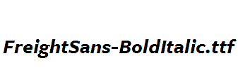 FreightSans-BoldItalic