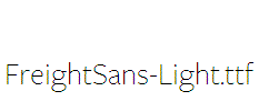 FreightSans-Light