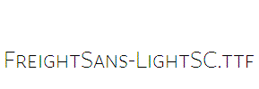 FreightSans-LightSC