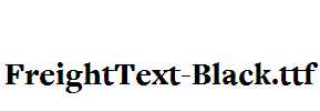 FreightText-Black