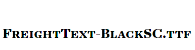 FreightText-BlackSC