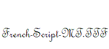 French-Script-MT