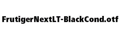 FrutigerNextLT-BlackCond