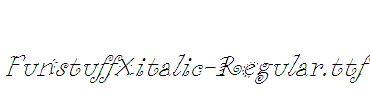 FunstuffXitalic-Regular