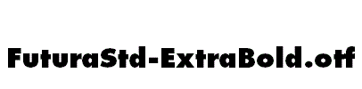 FuturaStd-ExtraBold