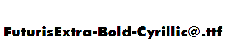 FuturisExtra-Bold-Cyrillic@