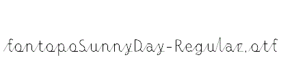 fontopoSunnyDay-Regular