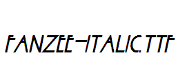 Fanzee-Italic