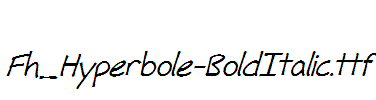 Fh_Hyperbole-BoldItalic