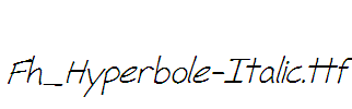 Fh_Hyperbole-Italic