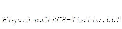 FigurineCrrCB-Italic