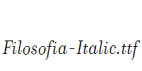 Filosofia-Italic