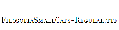 FilosofiaSmallCaps-Regular