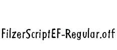 FilzerScriptEF-Regular