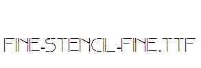 Fine-stencil-fine