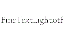 FineTextLight