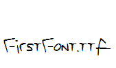 FirstFont