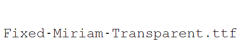 Fixed-Miriam-Transparent