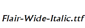 Flair-Wide-Italic