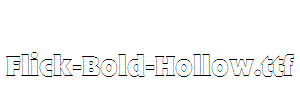 Flick-Bold-Hollow