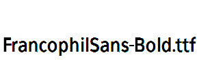 FrancophilSans-Bold