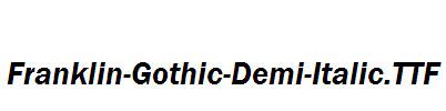 Franklin-Gothic-Demi-Italic