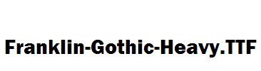 Franklin-Gothic-Heavy