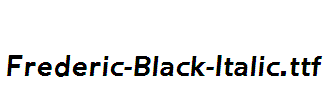 Frederic-Black-Italic