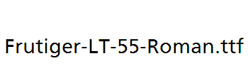 Frutiger-LT-55-Roman