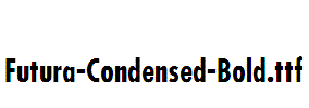 Futura-Condensed-Bold