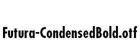 Futura-CondensedBold