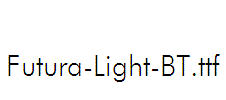 Futura-Light-BT