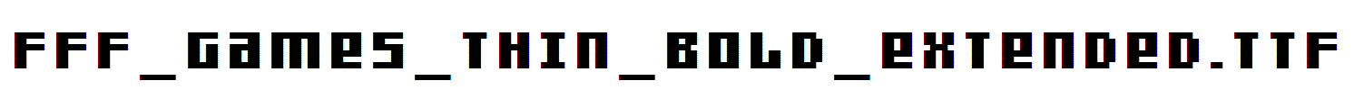 FFF_Games_Thin_Bold_Extended