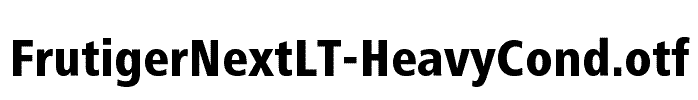 FrutigerNextLT-HeavyCond