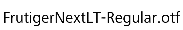 FrutigerNextLT-Regular