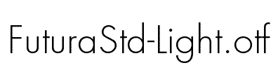 FuturaStd-Light