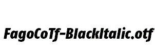 FagoCoTf-BlackItalic