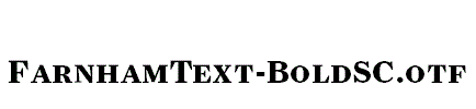 FarnhamText-BoldSC