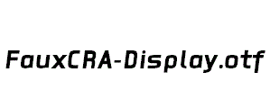 FauxCRA-Display