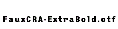 FauxCRA-ExtraBold